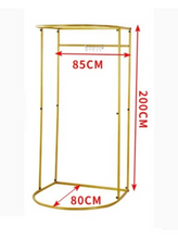 Load image into Gallery viewer, Arna Royal Gown Collection&quot; Luxury Mobile Floor Stand Fitting/Changing Room Curtain Track
