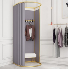 Load image into Gallery viewer, Arna Royal Gown Collection&quot; Luxury Mobile Floor Stand Fitting/Changing Room Curtain Track
