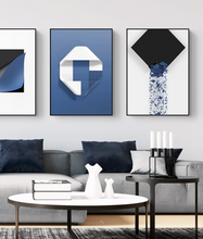 Load image into Gallery viewer, Arna&#39;s Luxury Painting Collection - Nordic Abstract Geometry Print Canvas Painting
