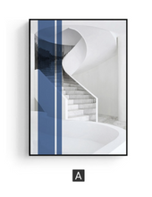 Load image into Gallery viewer, Arna&#39;s Luxury Painting Collection - Nordic Abstract Geometry Print Canvas Painting
