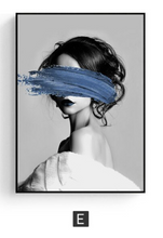 Load image into Gallery viewer, Arna&#39;s Luxury Painting Collection - Nordic Abstract Geometry Print Canvas Painting
