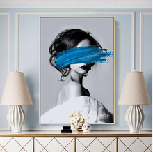 Load image into Gallery viewer, Arna&#39;s Luxury Painting Collection - Nordic Abstract Geometry Print Canvas Painting
