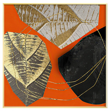 Load image into Gallery viewer, Arna&#39;s Luxury Painting Collection - Modern Nordic Abstract Gold Foil Geometry Print Canvas Painting
