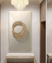 Load image into Gallery viewer, Arna&#39;s Luxury Painting Collection - Modern Stereo Gold Abstract Print Canvas Painting
