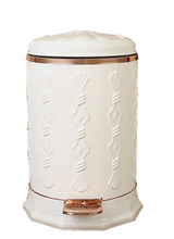 Load image into Gallery viewer, &quot;Arna Royal Vintage Collection&quot;  Luxury Pedal Golden Range 10L Trash Rubbish Bin
