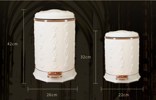 Load image into Gallery viewer, &quot;Arna Royal Vintage Collection&quot;  Luxury Pedal Golden Range 10L Trash Rubbish Bin

