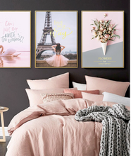 Load image into Gallery viewer, Arna&#39;s Luxury Painting Collection - Nordic Pink Flower Graphics Painting
