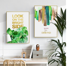 Load image into Gallery viewer, Arna&#39;s Luxury Painting Collection - Nordic Green/Gold Platinum Graphics Painting
