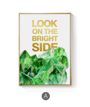 Load image into Gallery viewer, Arna&#39;s Luxury Painting Collection - Nordic Green/Gold Platinum Graphics Painting
