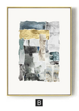 Load image into Gallery viewer, Arna&#39;s Luxury Painting Collection - Nordic Green/Golden Lady Platinum Graphics Painting
