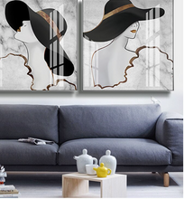Load image into Gallery viewer, Arna&#39;s Luxury Painting Collection - Nordic Stylish Lady Painting
