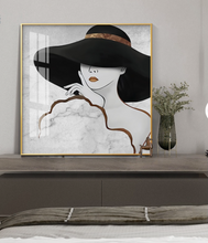 Load image into Gallery viewer, Arna&#39;s Luxury Painting Collection - Nordic Stylish Lady Painting
