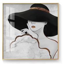 Load image into Gallery viewer, Arna&#39;s Luxury Painting Collection - Nordic Stylish Lady Painting

