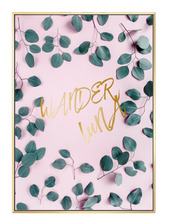 Load image into Gallery viewer, Arna&#39;s Luxury Painting Collection - Nordic Wall Art Pink/Green/Gold Painting
