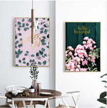 Load image into Gallery viewer, Arna&#39;s Luxury Painting Collection - Nordic Wall Art Pink/Green/Gold Painting
