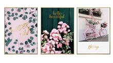 Load image into Gallery viewer, Arna&#39;s Luxury Painting Collection - Nordic Wall Art Pink/Green/Gold Painting
