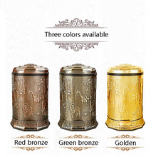 Load image into Gallery viewer, &quot;Arna Royal Vintage Collection&quot;  Luxury Pedal Golden Range 6L Trash Rubbish Bin
