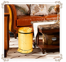 Load image into Gallery viewer, &quot;Arna Royal Vintage Collection&quot;  Luxury Pedal Golden Range 6L Trash Rubbish Bin
