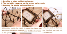 Load image into Gallery viewer, &quot;Arna Lisa&quot; Luxury Victorian Collection - Classical Retro Ferris Wheel Photo Frames

