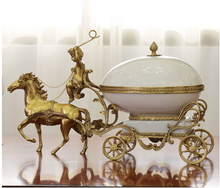 Load image into Gallery viewer, &quot;Arna Lisa&quot; Luxury Vintage Finest Collection - Golden Horse and Kart
