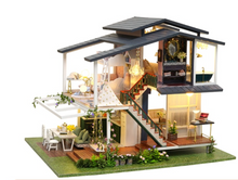 Load image into Gallery viewer, Architecture Series Building Blocks - French Boutique Big Doll House Furniture Miniature Building Kits DIY Dollhouse Kit Villa
