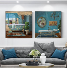 Load image into Gallery viewer, Arna&#39;s Luxury Painting Collection - Modern/Vintage French Style Victorian Bathtub - Many Styles

