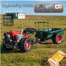 Load image into Gallery viewer, Architecture Series Building Blocks - Motorized Tractor Model Garage Creativity Expert Technology APP RC
