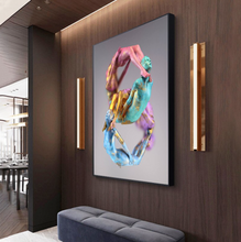 Load image into Gallery viewer, Arna&#39;s Luxury Painting Collection - Abstract Metal Figure Statue Modern Man Sculpture
