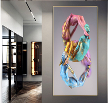 Load image into Gallery viewer, Arna&#39;s Luxury Painting Collection - Abstract Metal Figure Statue Modern Man Sculpture
