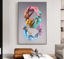 Load image into Gallery viewer, Arna&#39;s Luxury Painting Collection - Abstract Metal Figure Statue Modern Man Sculpture

