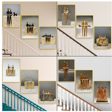 Load image into Gallery viewer, Arna&#39;s Luxury Painting Collection - Abstract Metal Figure Statue Modern Man Sculpture

