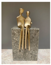Load image into Gallery viewer, Arna&#39;s Luxury Painting Collection - Abstract Metal Figure Statue Modern Man Sculpture
