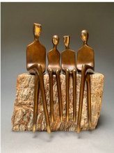 Load image into Gallery viewer, Arna&#39;s Luxury Painting Collection - Abstract Metal Figure Statue Modern Man Sculpture
