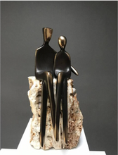 Load image into Gallery viewer, Arna&#39;s Luxury Painting Collection - Abstract Metal Figure Statue Modern Man Sculpture
