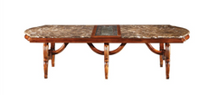 Load image into Gallery viewer, &quot;Arna Royal Victorian Collection&quot; Luxury Plus Furniture - Exquisite Rectangular Dining Table 3M Marble &amp; Chairs
