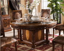Load image into Gallery viewer, &quot;Arna Royal Victorian Collection&quot; Luxury Plus Furniture - Exquisite Dining Table 1.6m &amp; Chairs x6
