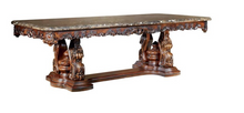 Load image into Gallery viewer, &quot;Arna Royal Victorian Collection&quot; Luxury Plus Furniture - Exquisite French Dining Table &amp; Chairs x8 Marble
