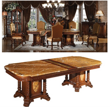 Load image into Gallery viewer, &quot;Arna Royal Victorian Collection&quot; Luxury Plus Furniture - Exquisite Dining Table &amp; Chairs x8 Marble
