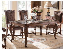 Load image into Gallery viewer, &quot;Arna Royal Victorian Collection&quot; Luxury Plus Furniture - Exquisite Antique Dining Table &amp; Chairs x6 Marble
