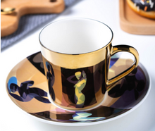 Load image into Gallery viewer, &quot;Arna Lisa&quot; Royal Collection - Luxury Mirror Set - 6 Bone China Cup And Saucer - High Quality
