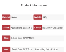 Load image into Gallery viewer, &quot;Arna&#39;s Designer School Bags&quot; New Girls Bag Set - Many colours and styles
