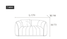 Load image into Gallery viewer, &quot;Arna Royal LUXURY Collection&quot; Luxury Plus Furniture - Sleek &amp; Stylish Modern 2 Piece Lounge Suite
