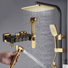 Load image into Gallery viewer, &quot;Arna&quot; Collection - Modern Rainfall Shower Head Mixer Set with thermostat
