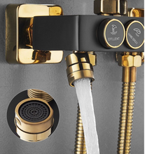 Load image into Gallery viewer, &quot;Arna&quot; Collection - Modern Rainfall Shower Head Mixer Set with thermostat
