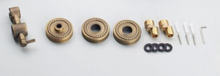 Load image into Gallery viewer, &quot;Arna&quot; Collection - Antique Brass Shower Head Mixer Set Combo

