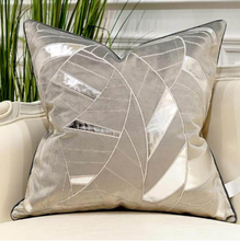 Load image into Gallery viewer, &quot;Arna Royal LUXURY Collection&quot; European-Style Sofa Cushion Cover Luxury 45cm x 45cm Silver/Gold Range
