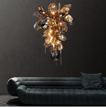 Load image into Gallery viewer, &quot;Arna&#39;s Luxury  Collection&quot; Chandelier 80cm x 135cm Luxury Blown Glass
