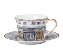 Load image into Gallery viewer, &quot;Arna Lisa&quot; Royal Collection - Luxury 24 Piece Bone China Dinnerware for 6 Gold/Silver
