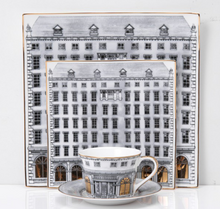 Load image into Gallery viewer, &quot;Arna Lisa&quot; Royal Collection - Luxury 24 Piece Bone China Dinnerware for 6 Gold/Silver
