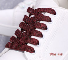 Load image into Gallery viewer, Metallic Glitter Shoe Laces - Many Colours/Sizes - NEW ARRIVAL
